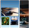 Car Air Freshener, Solar Rotating Car Essential Oil Diffuser, Car Interior Decor Accessories, Odor Eliminator For Car Office Home Car Aromatherapy Car