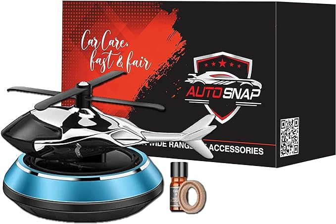 Solar Car Fragrance Rotating Air Freshener Car Perfume Diffuser Dashboard Decoration