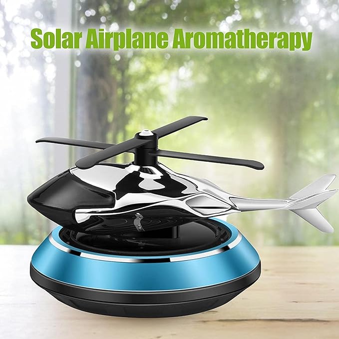 Solar Car Fragrance Rotating Air Freshener Car Perfume Diffuser Dashboard Decoration