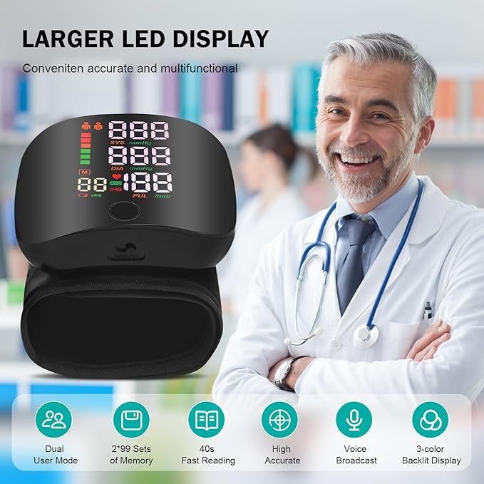 Wrist Electronic Sphygmomanometer