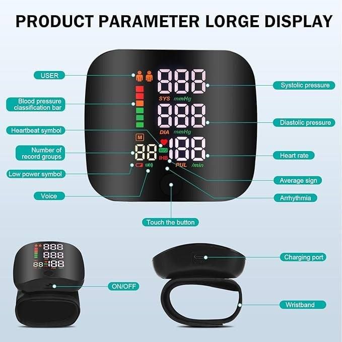Wrist Electronic Sphygmomanometer